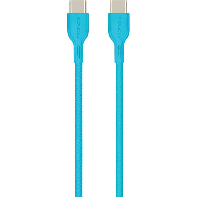 

Кабель PROMATE PowerBeam-CC USB-C-USB-C Blue (powerbeam-cc.blue), PowerBeam-CC USB-C-USB-C Blue