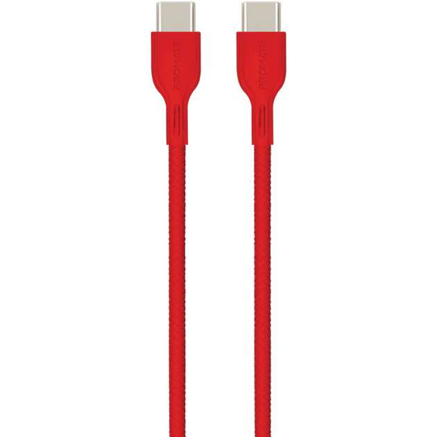 

Кабель PROMATE PowerBeam-CC USB-C-USB-C Red (powerbeam-cc.red), PowerBeam-CC USB-C-USB-C Red