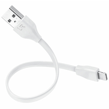 Кабель TRUST URBAN FLAT LIGHTNING CABLE 20cm White (20346)