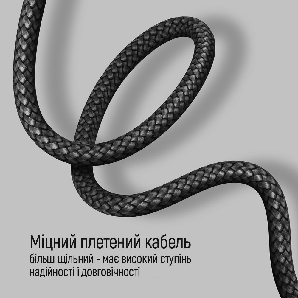 В Украине Кабель COLORWAY Type-C - Type-C 3.0 А 1 м Grey (CW-CBPDCC040-GR)