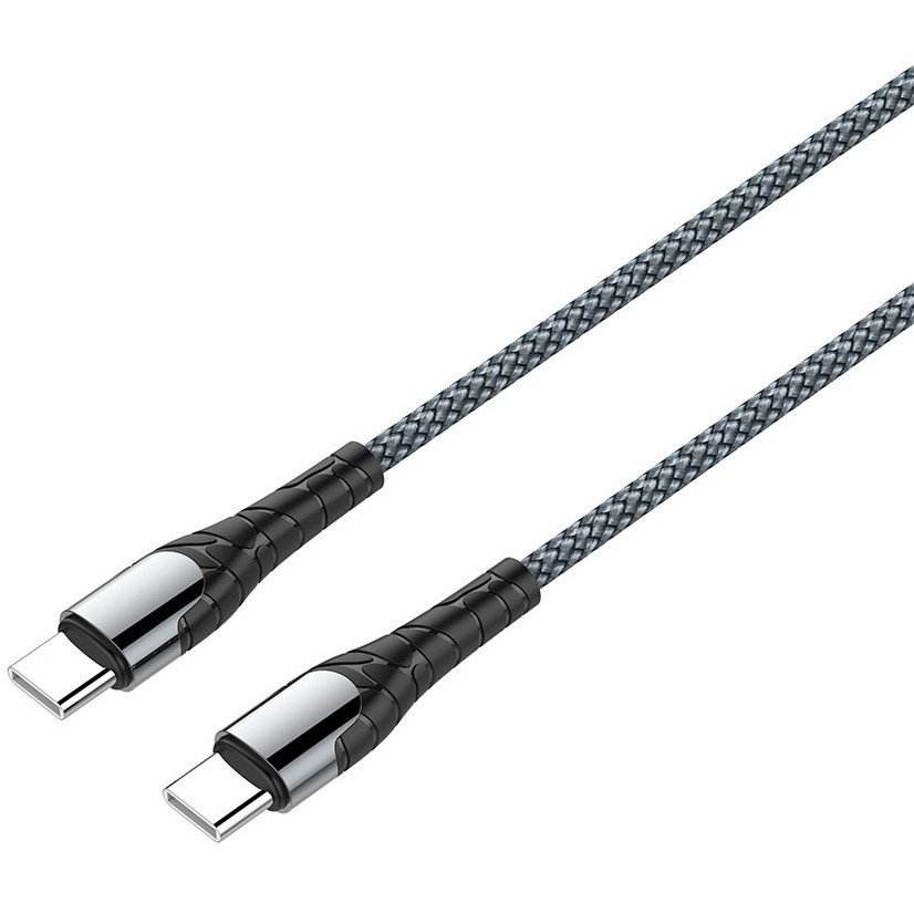 Кабель COLORWAY Type-C - Type-C 3.0 А 2 м Grey (CW-CBPDCC039-GR) Тип USB Type-С - USB Type-С