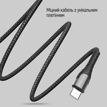 Кабель COLORWAY Type-C - Type-C 3.0 А 2 м Grey (CW-CBPDCC039-GR)