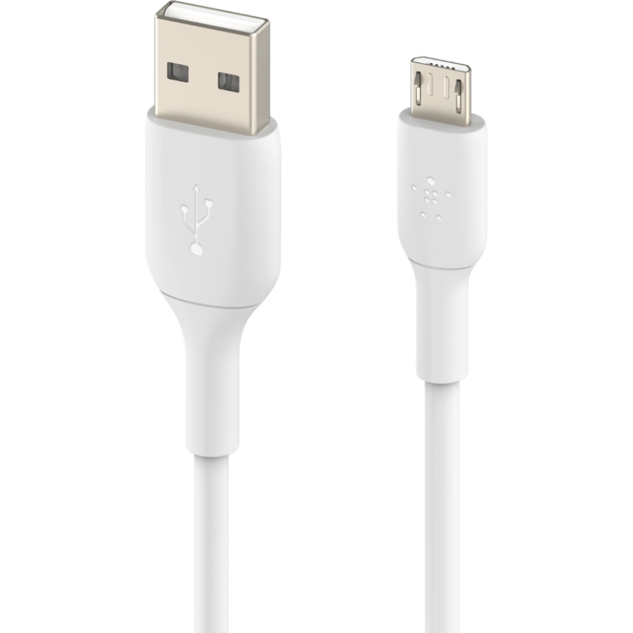 

Кабель BELKIN USB-A - MicroUSB PVC 1 м White (CAB005BT1MWH), USB-A - MicroUSB, PVC, 1m, white