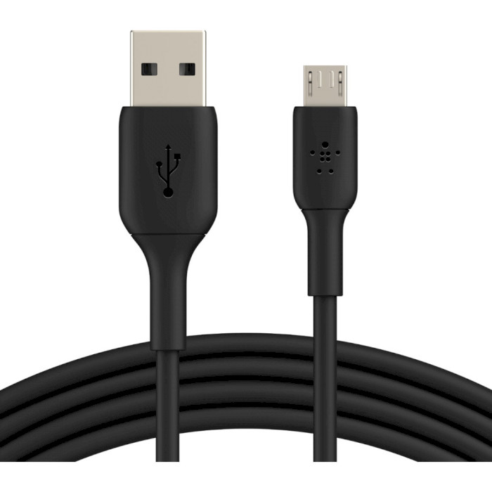 

Кабель BELKIN USB-A - MicroUSB PVC 1 м black (CAB005BT1MBK), USB-A - MicroUSB, PVC, 1m, black