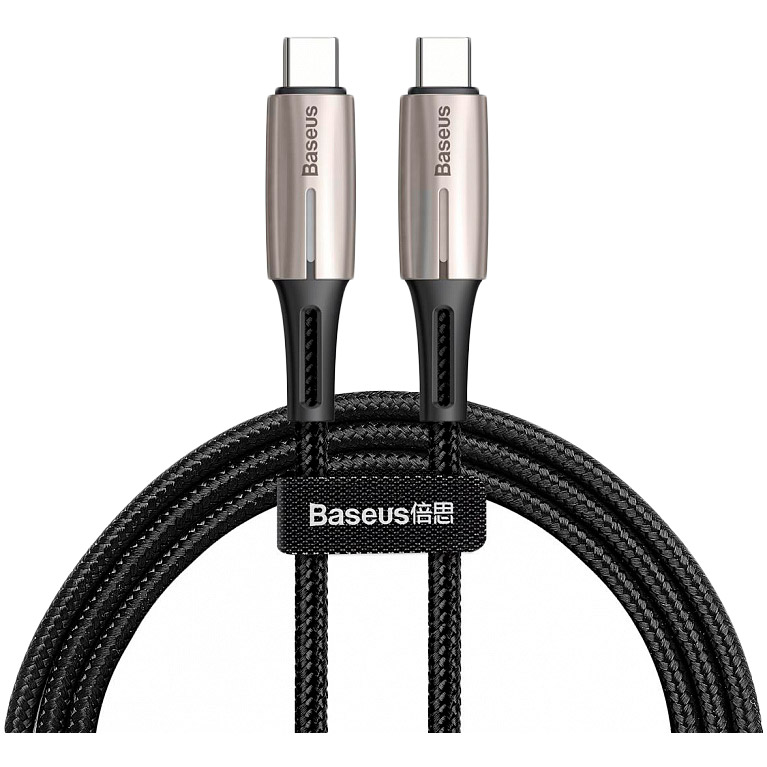 

Кабель Baseus USB-C - USB-C 60W 2 м Black (CATSD-K01), USB-C - USB-C 60W 2m Чорний (CATSD-K01)