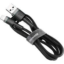 Кабель Baseus Cafule USB - Lightning 3 м Black (CALKLF-RG1)