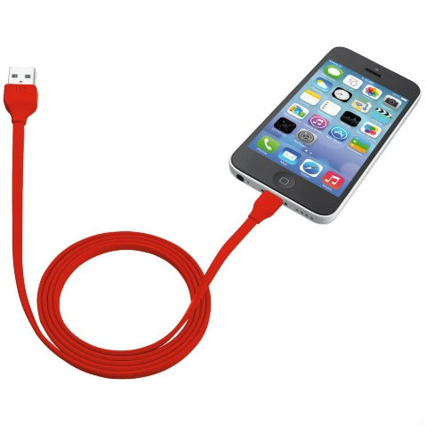 Кабель TRUST URBAN Lightning Cable 1m Red (20129) Длина 1