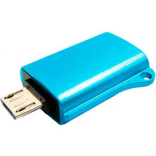 Адаптер DENGOS OTG USB-Micro-USB 2.0 blue (ADP-020)