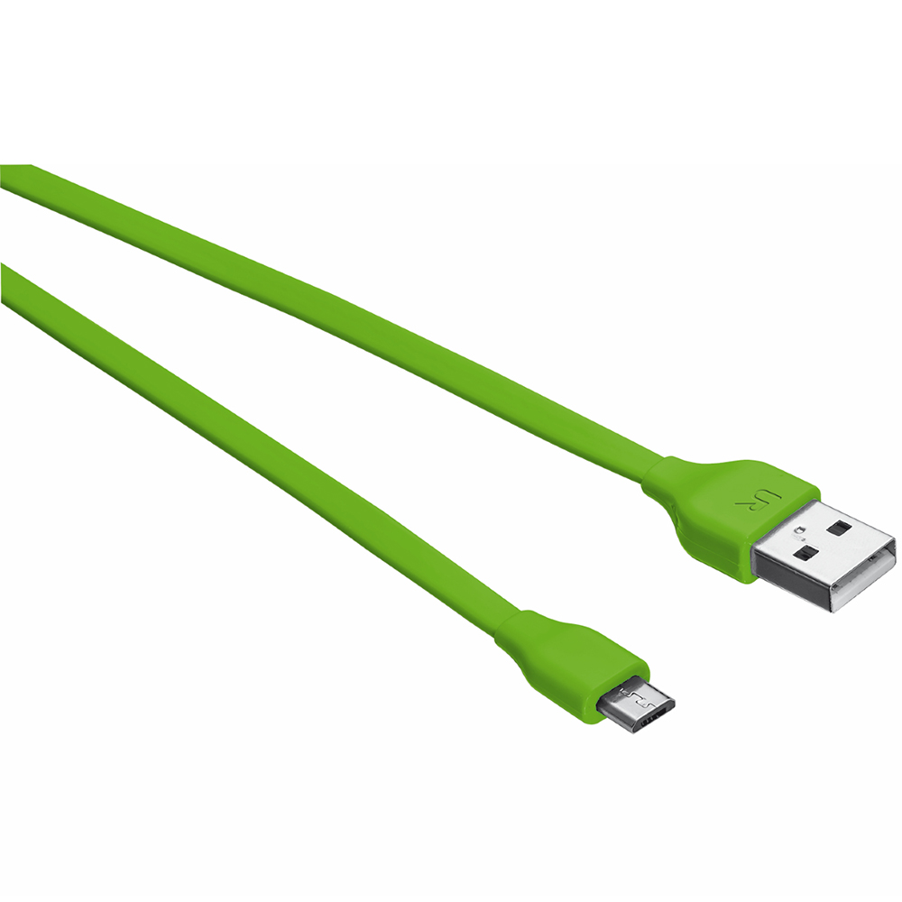 Кабель TRUST URBAN Micro-USB Cable 1m Lime (20138) Длина 1