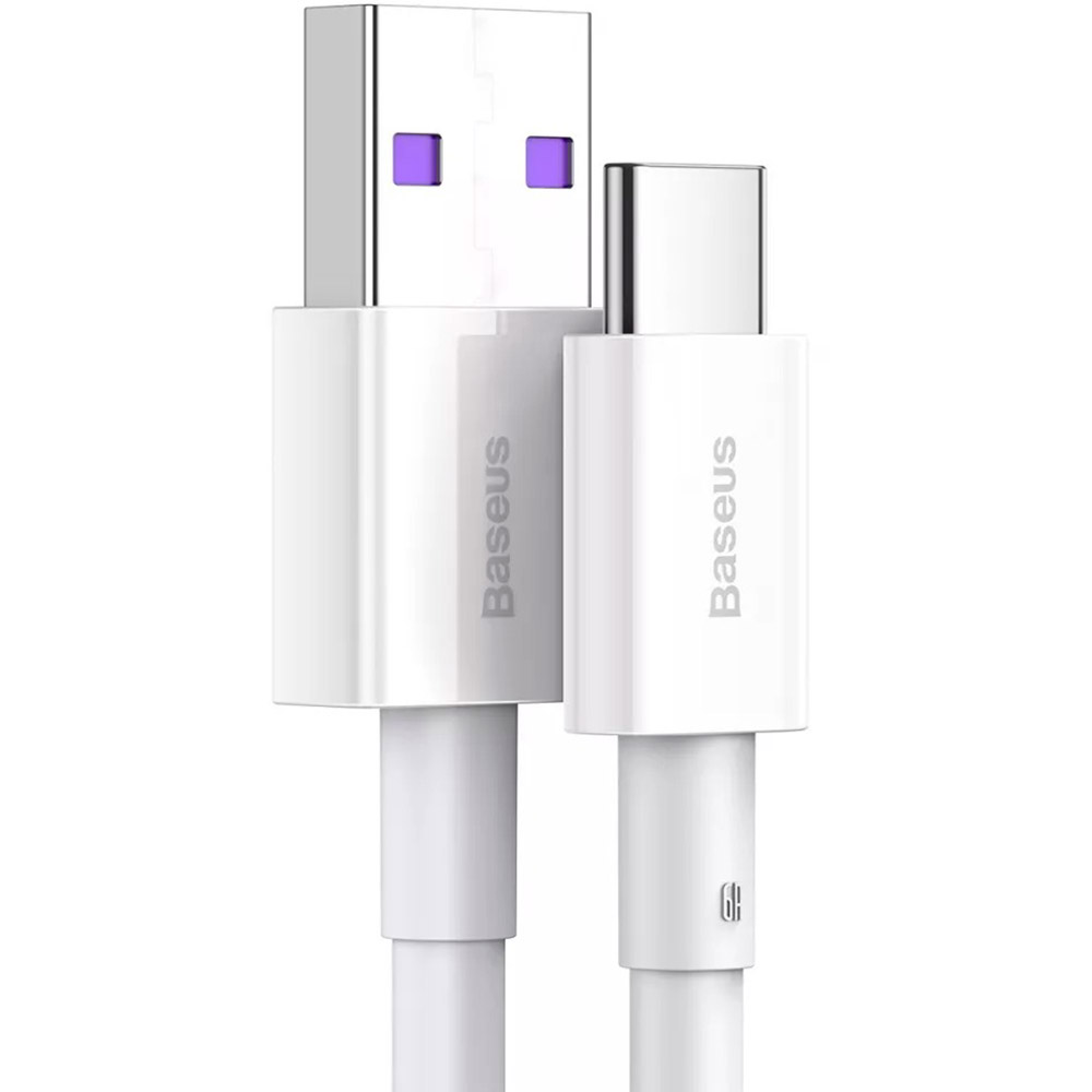 Кабель BASEUS Superior Series Fast Charging Type-C 66W 1 м White (31917white) Кабель BASEUS Superior Series Fast Charging Type-C 66W 1 м White (31917white)