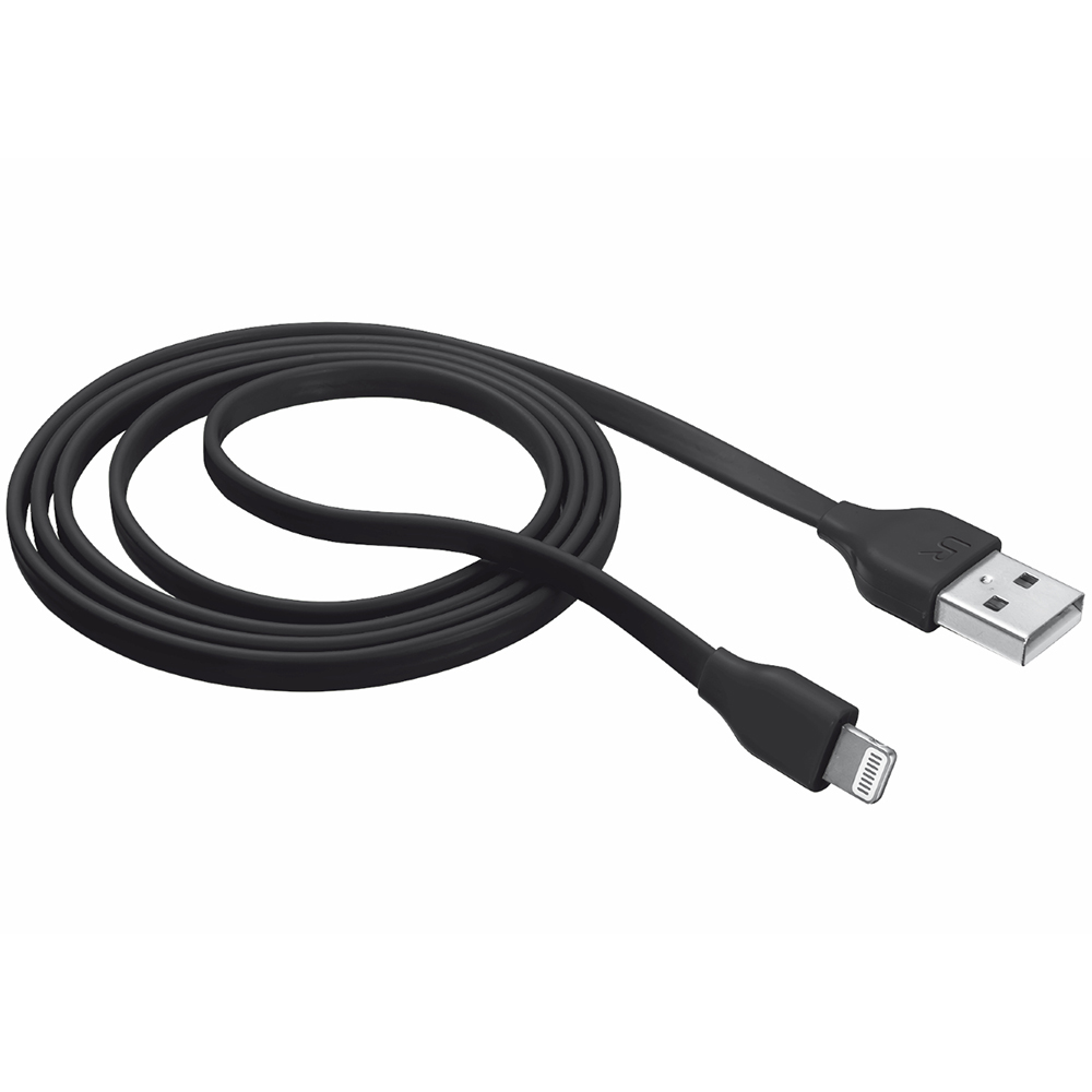 Кабель TRUST URBAN Lightning Cable 1m MFI Black (20127) Длина 1