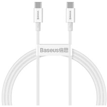 Кабель BASEUS Superior Series Type-C to Type-C PD 100W 1 м White (32690white)