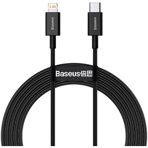 

Кабель BASEUS Superior Series Type-C to Lightning PD 20W 1 м Black (31761black), Superior Series Type-C to Lightning PD 20W (1m)