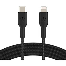 Кабель BELKIN USB Type-С - Lightning 2 м Black (CAA004BT2MBK)