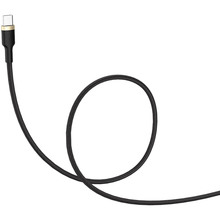 Кабель Colorway USB - USB Type-C (spiral) 2.4А 1м Black (CW-CBUC051-BK)
