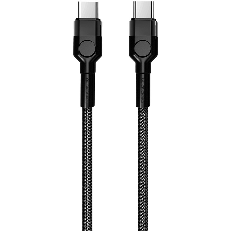 Кабель Colorway USB Type-C - USB Type-C (PD Fast Charging 60W) 3.0А 1м Black (CW-CBPDCC047-BK) Кабель Colorway USB Type-C - USB Type-C (PD Fast Charging 60W) 3.0А 1м Black (CW-CBPDCC047-BK)
