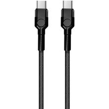 Кабель Colorway USB Type-C - USB Type-C (PD Fast Charging 60W) 3.0А 1м Black (CW-CBPDCC047-BK)