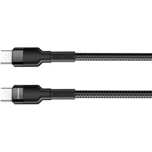 Кабель Colorway USB Type-C - USB Type-C (PD Fast Charging 60W) 3.0А 1м Black (CW-CBPDCC047-BK)