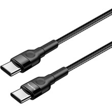 Кабель Colorway USB Type-C - USB Type-C (PD Fast Charging 60W) 3.0А 1м Black (CW-CBPDCC047-BK)