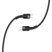 Кабель Colorway USB Type-C - USB Type-C (PD Fast Charging 60W) 3.0А 1м Black (CW-CBPDCC047-BK)