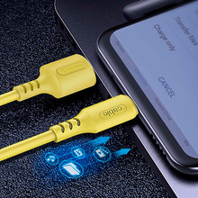 Кабель Colorway USB - USB Type-C (soft silicone) 2.4а 1 м Yellow (CW-CBUC043-Y)