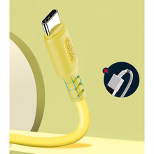 Кабель Colorway USB - USB Type-C (soft silicone) 2.4а 1 м Yellow (CW-CBUC043-Y)