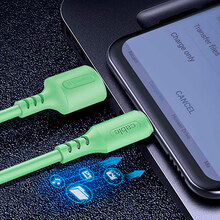 Кабель Colorway USB - USB Type-C (soft silicone) 2.4а 1м Green (CW-CBUC042-GR)