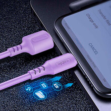 Кабель Colorway USB - USB Type-C (soft silicone) 2.4а 1м Violet (CW-CBUC044-PU)