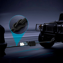 Кабель COLORWAY USB - Lightning nylon 1 м Black (CW-CBUL045-BK)