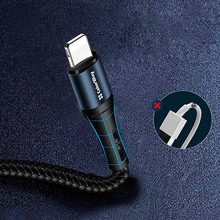 Кабель COLORWAY USB - Lightning nylon 1 м Black (CW-CBUL045-BK)