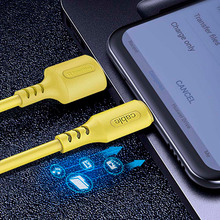 Кабель COLORWAY USB - Lightning soft silicone 1 м Yellow (CW-CBUL043-Y)