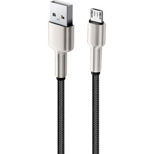 Кабель COLORWAY USB - MicroUSB head metal 1 м Black (CW-CBUM046-BK)