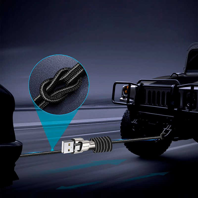 Изображение Кабель COLORWAY USB - MicroUSB head metal 1 м Black (CW-CBUM046-BK)