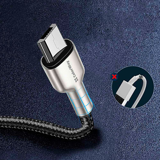 Заказать Кабель COLORWAY USB - MicroUSB head metal 1 м Black (CW-CBUM046-BK)