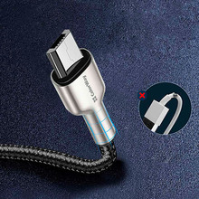 Кабель COLORWAY USB - MicroUSB head metal 1 м Black (CW-CBUM046-BK)