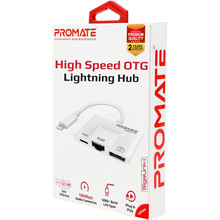 Адаптер PROMATE Lightning - RJ45 White (gigalink-i.white)