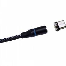 Кабель PROFIT QY-82 Magnetic Micro USB 2,4A 1m Black (01000012000100000639)