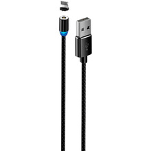 Кабель EXTRADIGITAL Magnetic USB - Lightning 1 м Black (KBU1856)