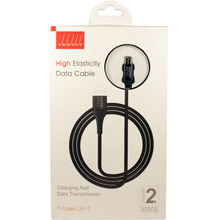 Кабель PROFIT QY-11 USB - Micro-USB 3m 2,4A Black