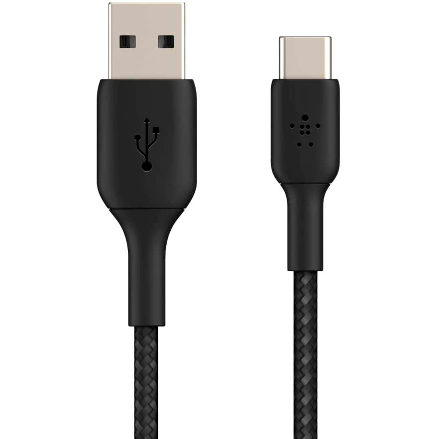 

Кабель Belkin Type C Braided 1 м Black (CAB002BT1MBK), USB-A - USB-С, BRAIDED, 1m, black