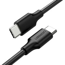 Кабель UGREEN US286 USB Type-C - USB Type-C 3A Cable 1.5 м Black (UGR-50998)