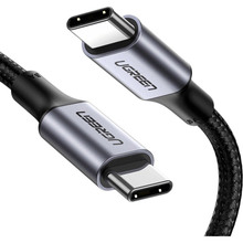 Кабель UGREEN US316 USB Type-C - USB Type-C 100W 5A Cable Alum 2 м Black (UGR-70429)