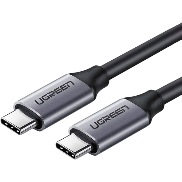 

Кабель UGREEN US161 USB Type-C - USB Type-C 60W 3A Gen1 5Gbps Cable 1.5 м Gray (UGR-50751), US161 Type-C-Type-C 60W 3A Gen1 5Gbps Cable 1.5м