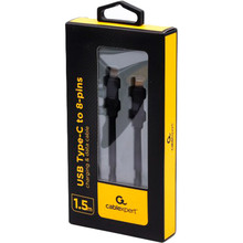 Кабель CABLEXPERT USB Type-C - Lightning 1.5 м Black (CC-USB2-CM8PM-1.5M)