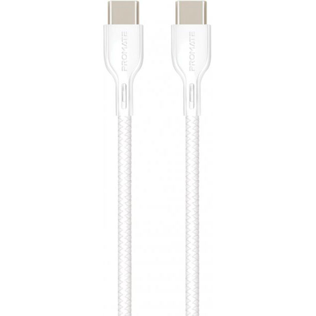 

Mob/acc PROMATE USB-C - USB-C powerbeam-cc2.white, USB-C - USB-C powerbeam-cc2.white