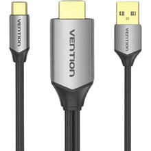 Кабель VENTION USB Type-C - HDMI / USB 1.5 m Black (CGTBG)