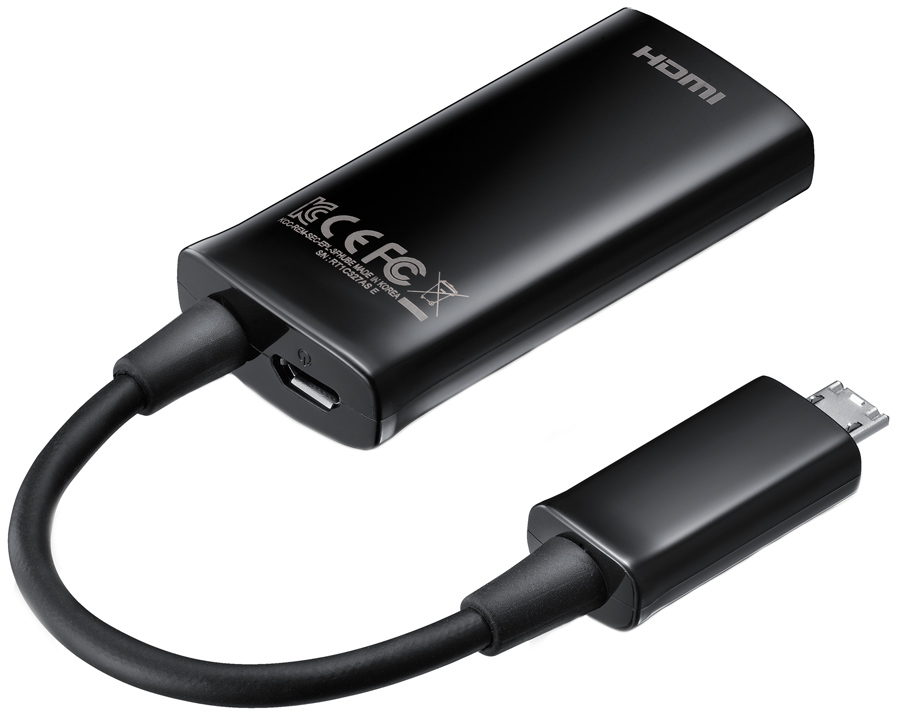 Кабель передачи данных SAMSUNG EPL-3FHUBEGSTD (black) I9300 HDTV adapter Подсветка False