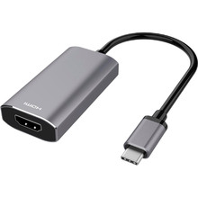 Переходник 2E USB Type-C - HDMI 2.1 0.21 м Space Grey (2E-W1409)