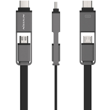 Кабель NILLKIN Plus USB - micro-USB/USB 3.1 Type-C - 120см (Black)