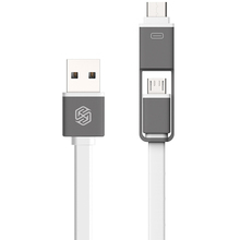 Кабель NILLKIN Plus USB - micro-USB/USB 3.1 Type-C - 120см (White)